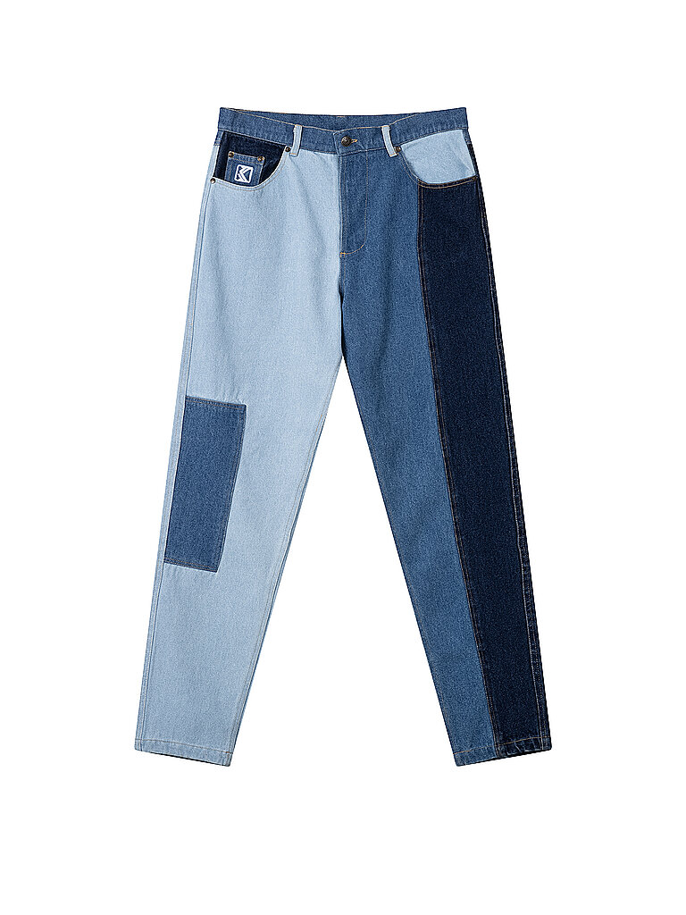KARL KANI Jeans Tapered Fit  hellblau | XS